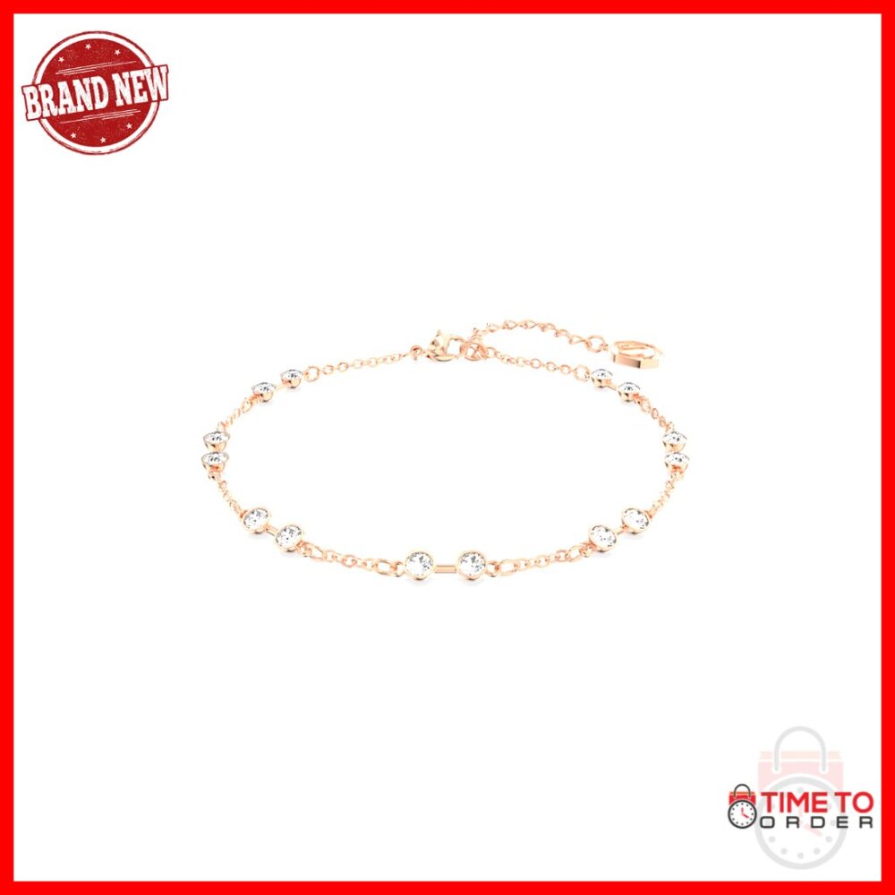 Crystal Strand Bracelet Elegant Minimal Chic Rose Gold Tone Remix Collection